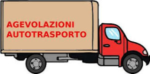Agevolazioni autotrasporto